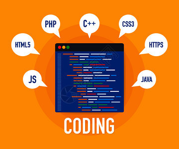 以膝上型和虛擬屏幕制作網(wǎng)站和應(yīng)用程序軟件編html5和ph代碼矢量背景演示編程代碼ph開發(fā)編概念網(wǎng)站開發(fā)和應(yīng)用程序軟件編使用膝上